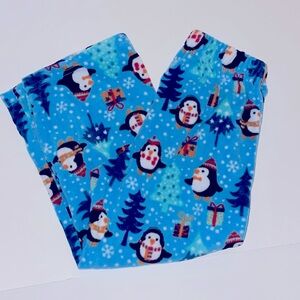 CUTE COZY PENGUIN PAJAMA PANTS, size 5, good condition